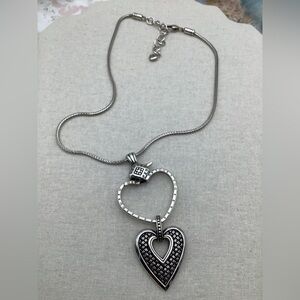 Brighton Heart Charm Necklace with Heart Pendant